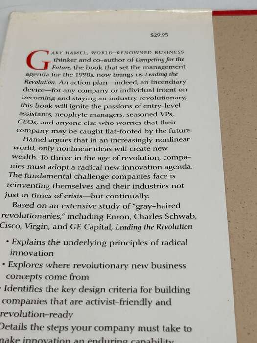 Leading the Revolution by Gary Hamel
