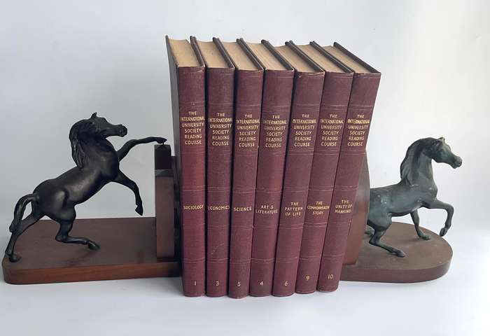 International University Society Reading Course 7 Volumes ~ Great Vintage Decor Books