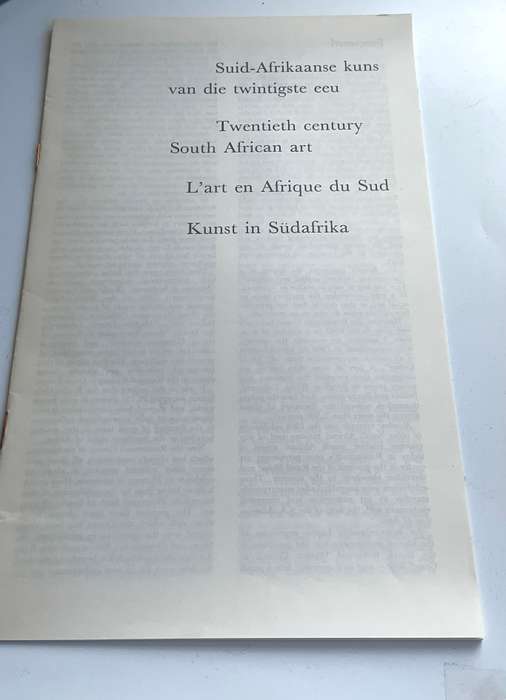 SA Kuns ~ Suid-Afrikaanse Kuns  vir die Twintigste Eeu / Twentieth Century SA Art | 1st Edition 1966
