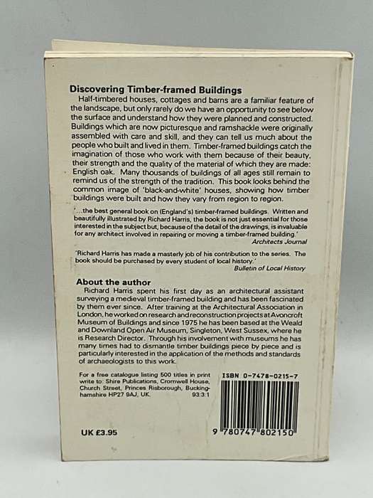 Discovering Timber-framed Buildings by Richard Harris