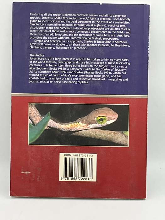 Snakes & Snake bite In Southern Africa - Johan Marais | Snakes & Snakebite in Southern Africa
