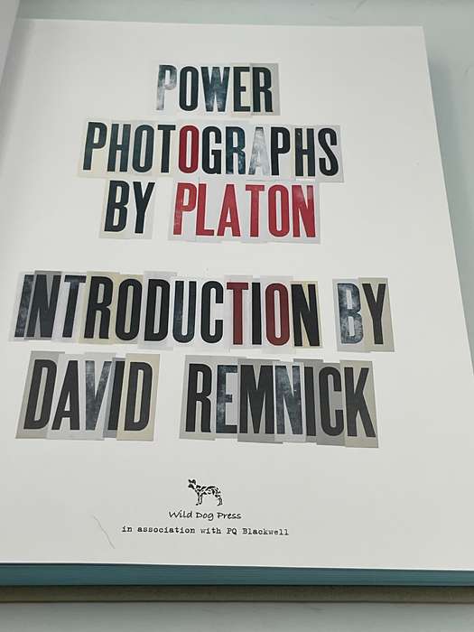 Power. Photographs by Platon. Introduction by David Remnick