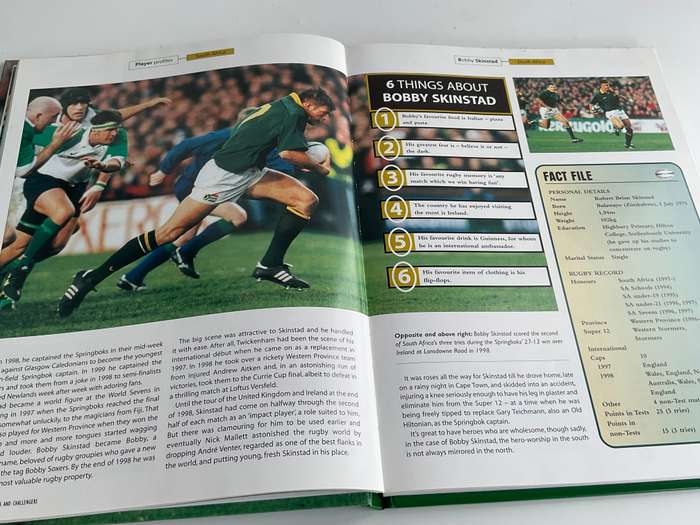 Champions and Challengers - South Africa at The 1999 RWC by Paul Dobson