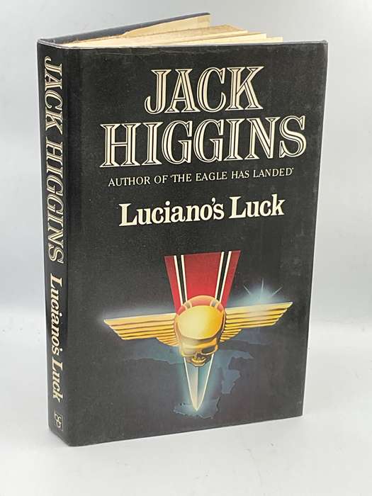 Luciano's Luck by Jack Higgins | Medium Format ~ Hard Cover ~ Good Condition