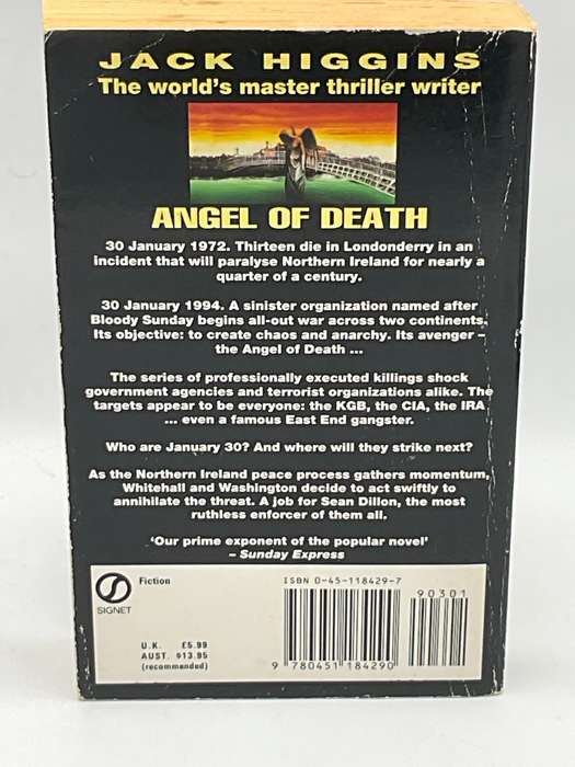 The Angel of Death by Jack Higgins | Small Format