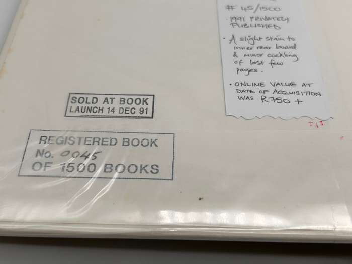 Wingfield - A Pictorial History by Gerry de Vries | Signed by author & 6 contributors | Water damage