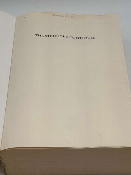 The Struggle Continues, 50 Years of Tyranny in Zimbabwe by David Coltart