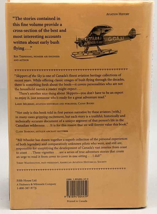 Skippers of the Sky: The Early Years of Bush Flying by William J. Wheeler | Canada