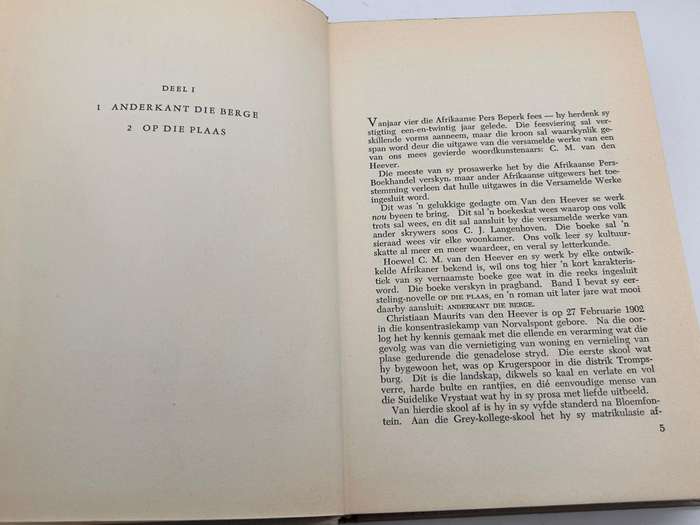 Versamelde Werke van C. M. van den Heever   1 - 8