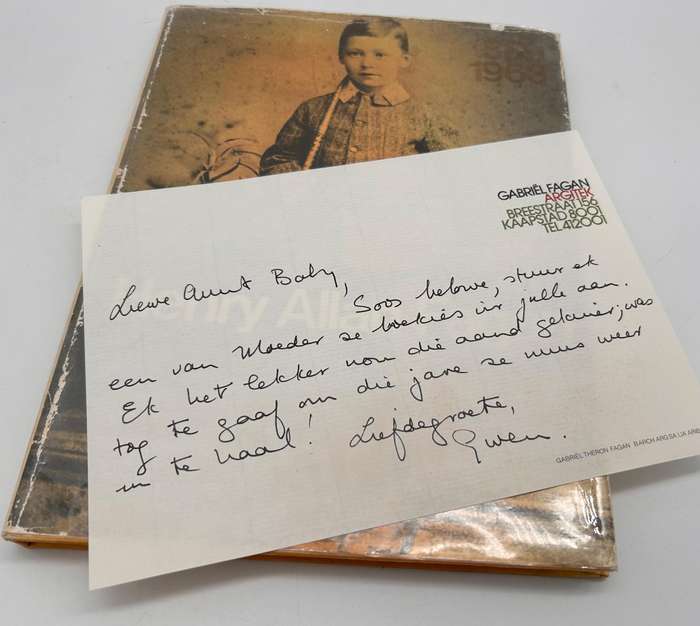 Henry Allan Fagan - Q.Fagan | Signed Plus with a letter by Gwen Fagan