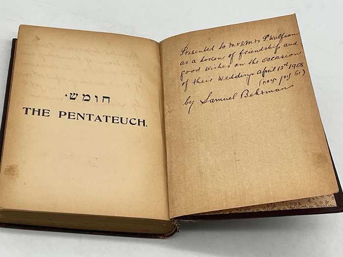 The Pentateuch and the Haftaroth ~ Dr. A. Benisch 1904