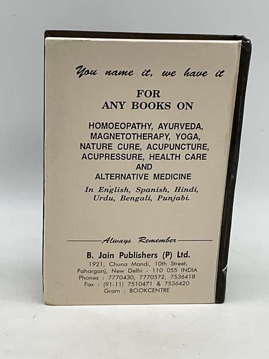 Organon of Medicine Samuel Hahnemann | B.Jain Publishers 1997 New Delhi | Homeopathy