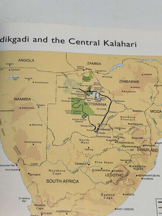 Overland through Southern Africa - 14 Tours & Maps by Willie and Sandra Olivier