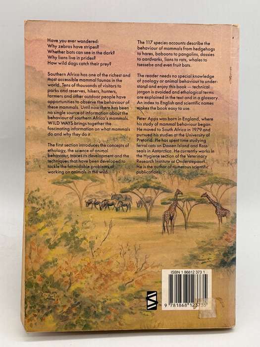 Wild Ways by Peter Apps