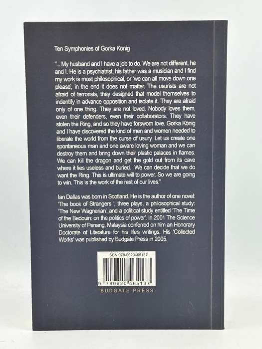 The Ten Symphonies of Gorka Konig by Ian Dallas | A Fictional Textbook