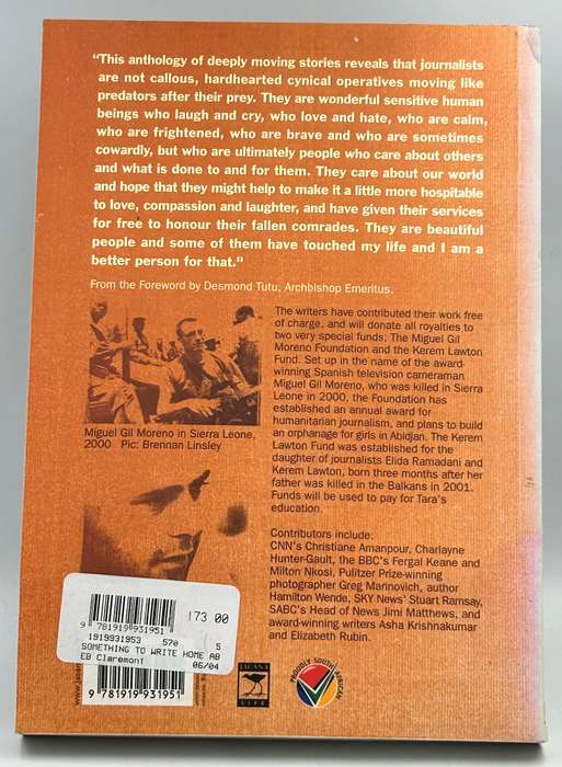 Something to Write Home About ~ Edited by Claude Colart and Sahm Venter (Signed) | Journalism