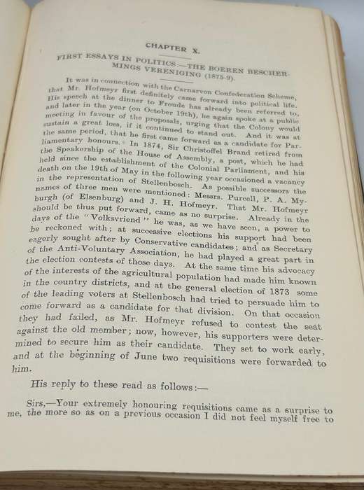 The Life Of Jan Hendrik Hofmeyer ( Onze Jan). by J. H. Hofmeyer . Hardcover 1913