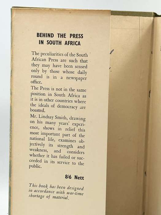 Behind the Press in South Africa - H. Lindsay Smith