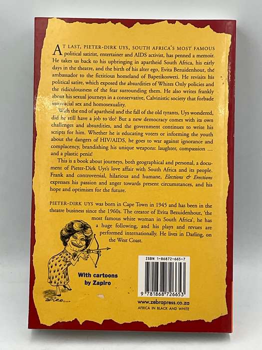 Elections and Erections - Pieter-Dirk Uys | A Memoir of Fear and Fun