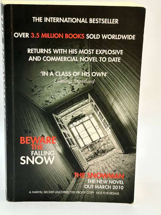 The Snowman - Jo Nesbo | Harry Hole #7 | Proof Copy