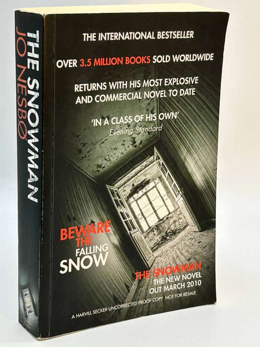 The Snowman - Jo Nesbo | Harry Hole #7 | Proof Copy