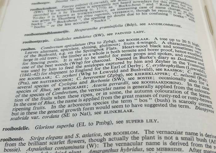 Common Names of South African Plants - CA Smith 1966