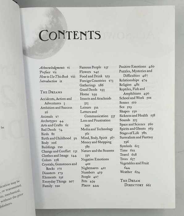 The Element Encyclopedia of 20,000 Dreams  by Theresa Cheung