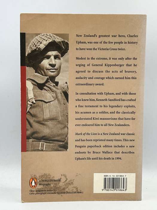 Mark of the Lion: The Story of Capt. Charles Upham, V.C. and Bar by Kenneth Sandford