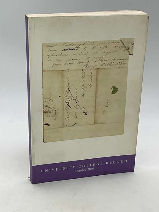 University College Record October 2005 Oxford - The Holywell Press Vol XIV No 1