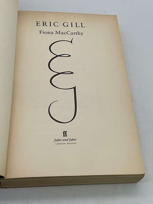 Eric Gill: A Biography by Fiona MacCarthy