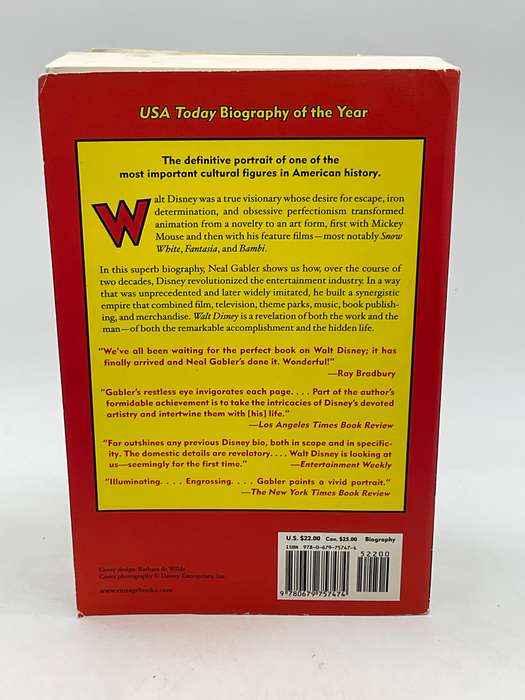 Walt Disney: The Triumph of the American Imagination - Neal Gabler