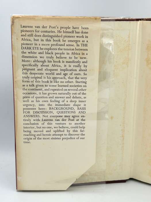 The Dark Eye in Africa by Laurens Van Der Post | First Edition 1955