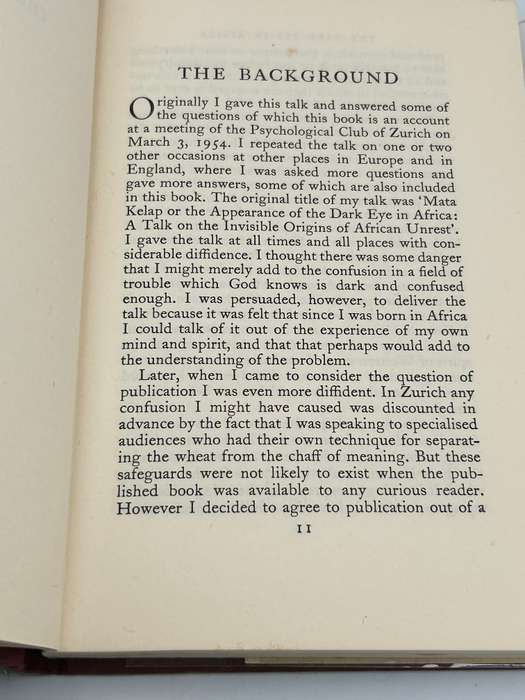 The Dark Eye in Africa by Laurens Van Der Post | First Edition 1955