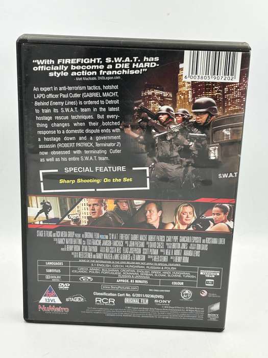 SWAT Firefight DVD - Gabriel Macht & Robert Patrick