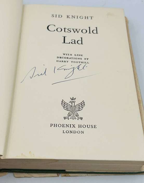 Cotswold Lad by Sid Knight | Signed by the author