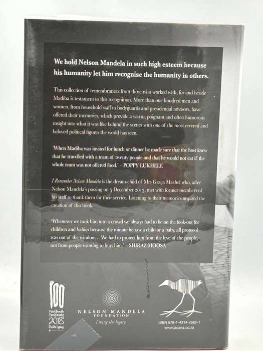 I Remember Nelson Mandela  | Edited by Vimla Naidoo &  Sahm Venter