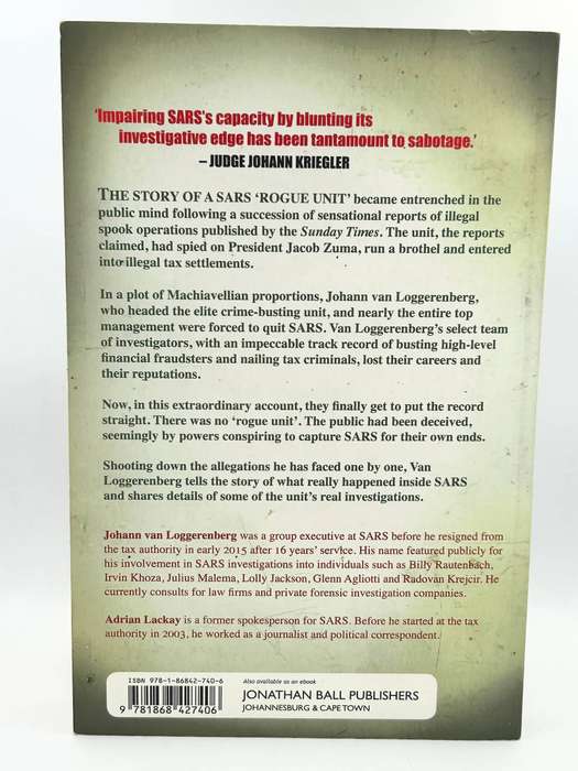 Rogue ~ The Inside Story of SARS's Elite Crime Busting Unit by Johann Van Loggerenberg