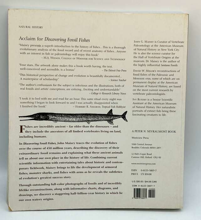 Discovering Fossil Fishes ~ John G Maisey