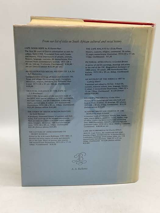Clothing Fashions in South Africa 1652- 1900 by Daphne Strutt 1975