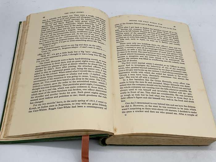 The Only Enemy ~ Autobiography of Brigadier Sir John Smyth V. C. | First Edition Hutchinson, 1959