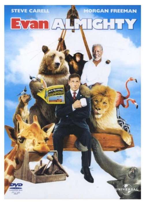 Evan Almighty DVD Steve Carell & Morgan Freeman