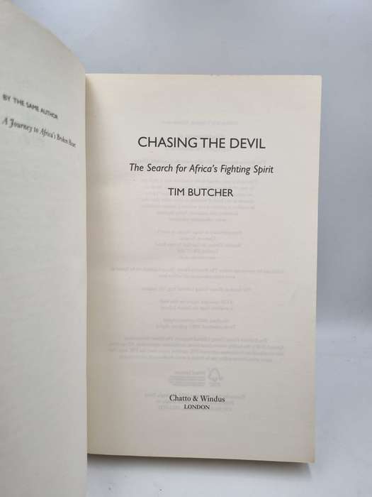 Chasing the Devil - Tim Butcher