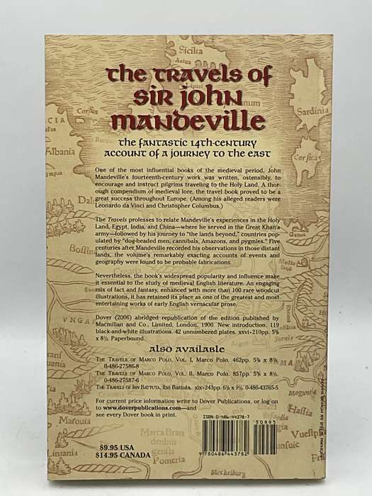 The Travels of Sir John Mandeville: The Fantastic 14th-Century Account of a Journey to the East