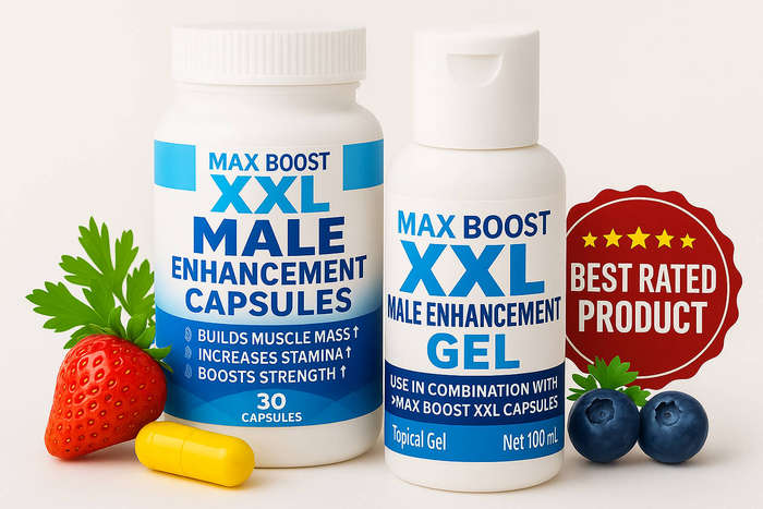Official Max Boost XXL Bulk Deal  4 Bottles Capsules + Free Gel | SA - Strength & Performance
