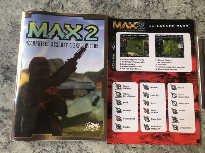 MAX 2: Mechanised Assault & Exploration Big Box PC 1998 Rare!!