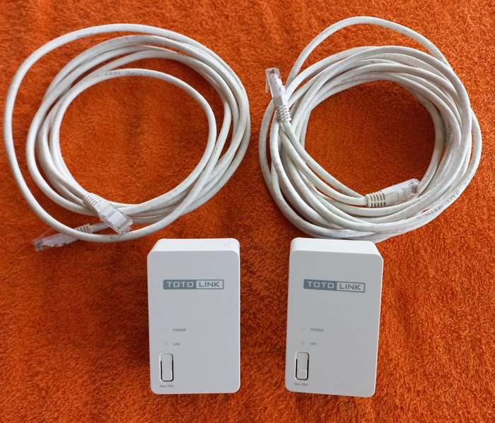 TotoLink LAN power line adapters - LAN over power lines up to 300m