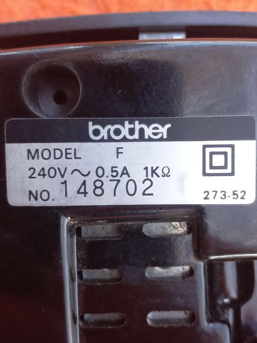 Food pedal/speed control for Brother sewing machine Model F No:148702