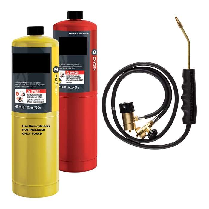 Portable oxy MAPP gas Welding Cutting/Brazing Torch- no cylinders included, only torch