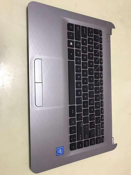 HP 14-AC Grey Palmrest Touchpad Cover US QWERTY Keyboard - SPS  813915-B31