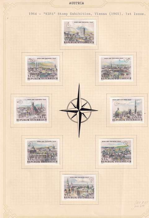 Austria 1965 > sets and part sets, M/H                  (15 SCANS)